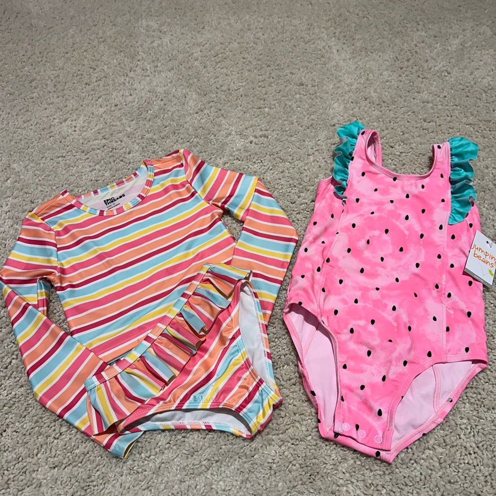 NWT Jumping Beans & Epic Threads Swimsuits-Size 5